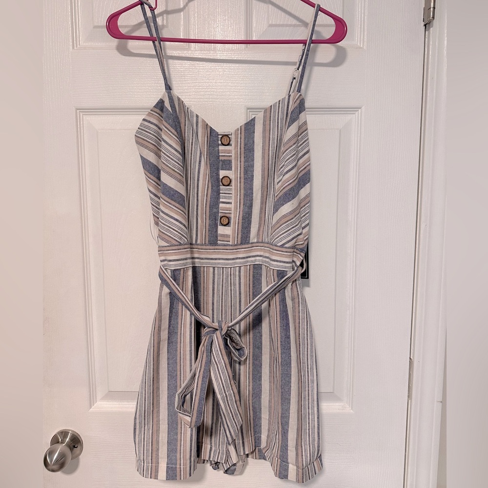 NWT Striped Romper
